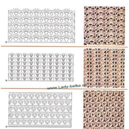 Книга с образцами узоров для вязания крючком