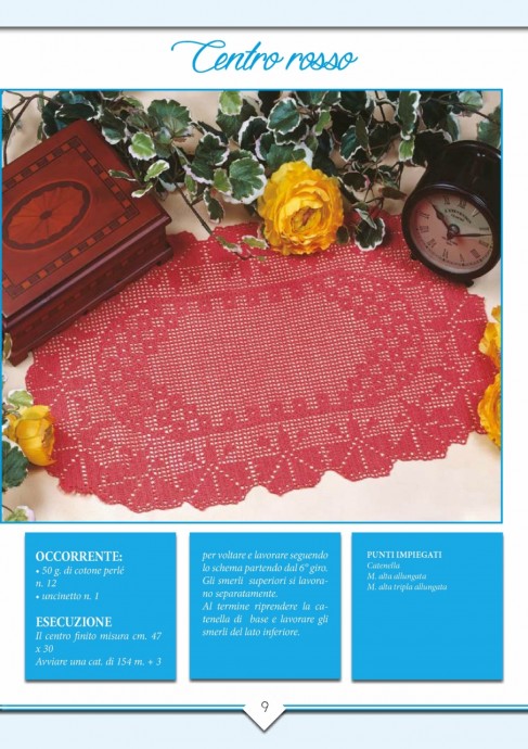 АЛЬБОМ «RICAMI ALL’ UNCINETTO N.9 2017 APRILE/MAGGIO» ВЯЗАНИЕ ДЛЯ ДОМА АЛЬБОМ «RICAMI ALL’ UNCINETTO N.9 2017 APRILE/MAGGIO» ВЯЗАНИЕ ДЛЯ ДОМА