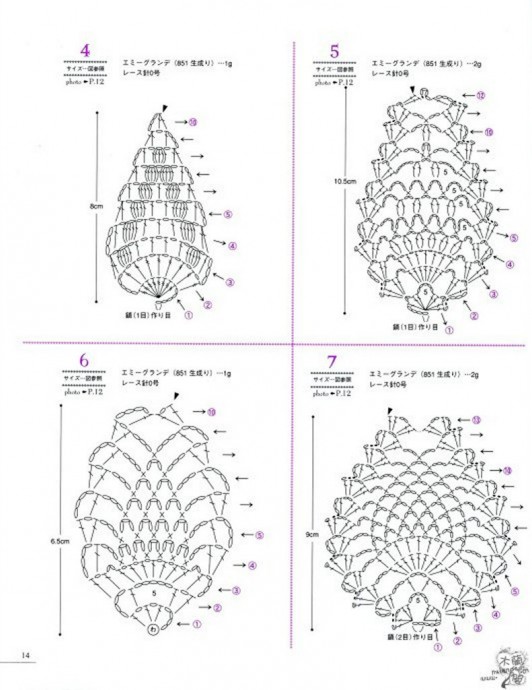 Lacework Pineapple Pattern - Ананасовые мотивы