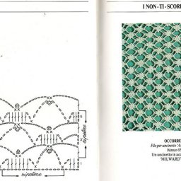Мотивы крючком, кружево, узоры для филейного вязания