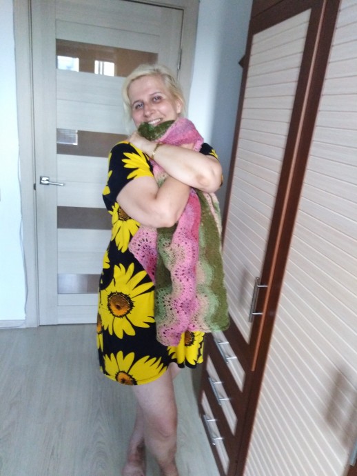 Палантин*Павлиний хвост* Палантин*Павлиний хвост*