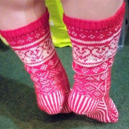 Носки жаккардом