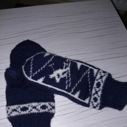 Варежки "Горнолыжник" (+схема)