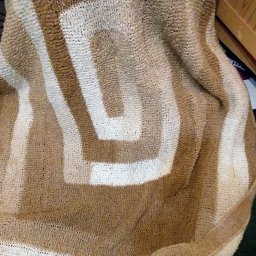 Плед 10 петель из буклированной пржи