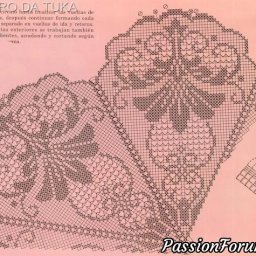 салфетка крючком