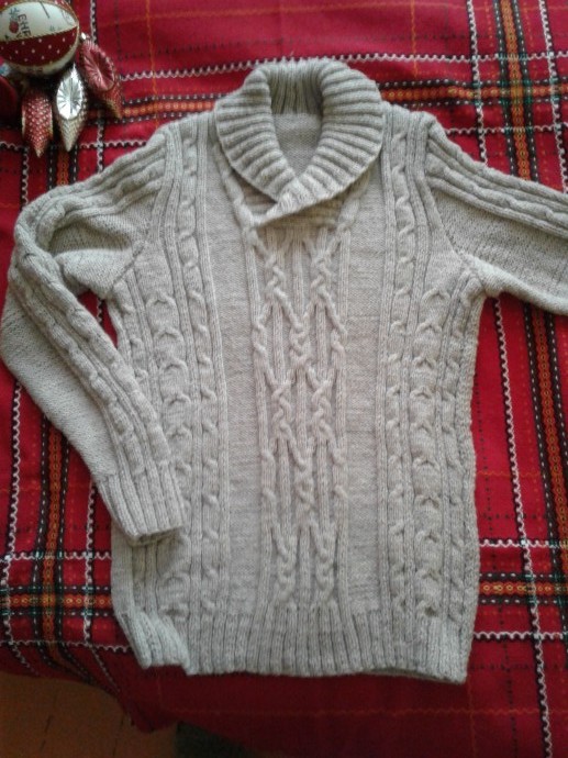 Пуловер для сына
