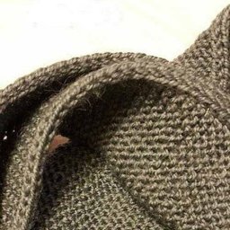 Плотная кромка спицами