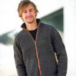 Мужской жакет на молнии