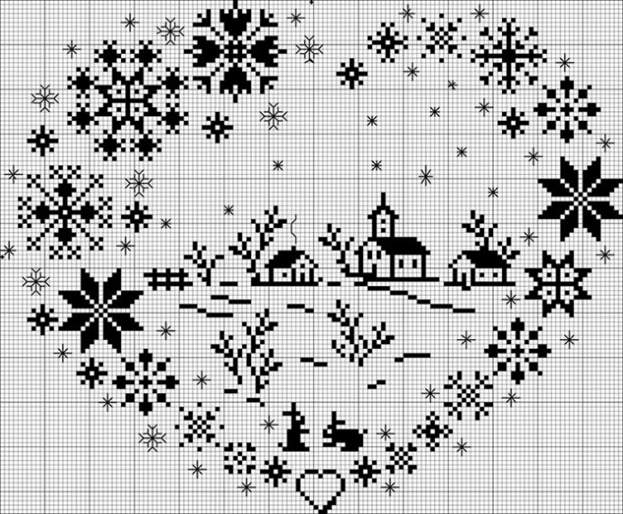 Новогодние схемы для вышивания+детская игрушка 24 Новогодние схемы для вышивания+детская игрушка 24
