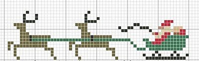Новогодние схемы для вышивания+детская игрушка 12 Новогодние схемы для вышивания+детская игрушка 12
