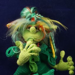 Крушина Моховна и Лягушина Иловна - авторские куклы