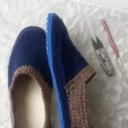 Домашние тапочки крючком