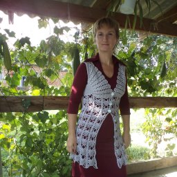 Жилетка крючком.