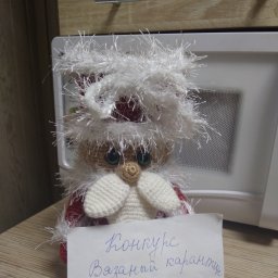 Дед Мороз (чехол на бутылку шампанского)