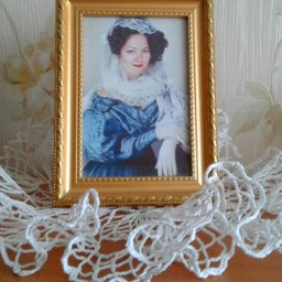 Салфетка связанная крючком,во всей своей красе.