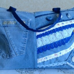 Вторая жизнь старых джинсов.