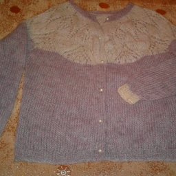 Комбинированная кофточка.