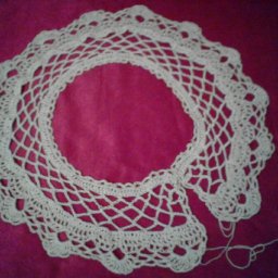 Кокетка крючком для платья-сарафана.