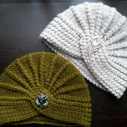 Чалма спицами