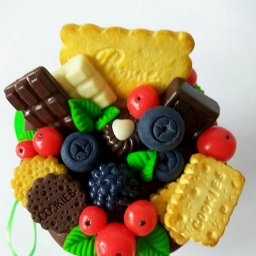 Декор баночек. ложечек полимерной глиной