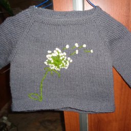 джемпер детский спицами