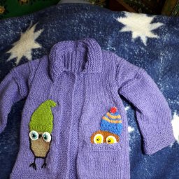Кофточка  Совушки для племяшки