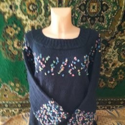 Пуловер спицами