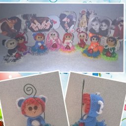 собачка  (держатель для фото)