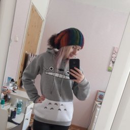 Шапочка бини и снуд для младшей дочери