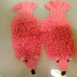 Варежки-ежики