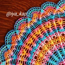 Салфетка с рельефами