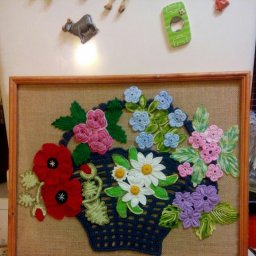 Вязаные картины