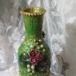 Последняя подарочная бутылочка в форме вазы. "РОЗОВОЕ ЛЕТО".