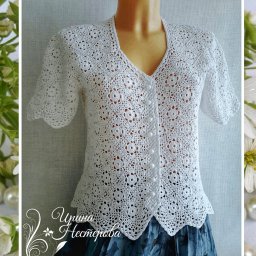 Ажурная кофточка "Винтаж"