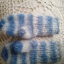 Варежки спицами