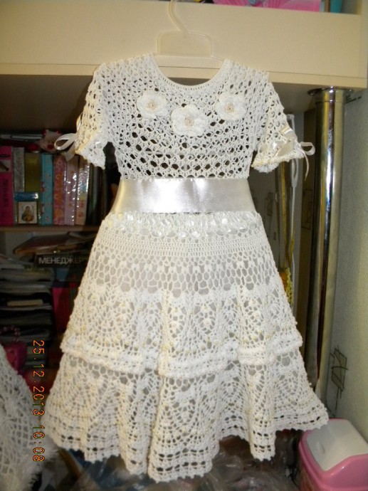 Белое платье для Маринки