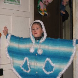 Пончо для девочки