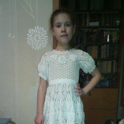 Белое платьице