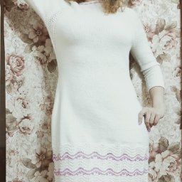 Связалось платьице для дочи.