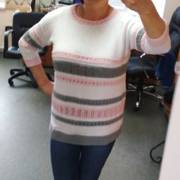 Джемпер из yarn art джинс