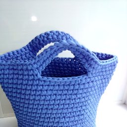 Сумка шоппер из трикотажной пряжи