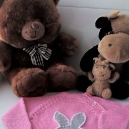 Детский пуловер "Зайка"