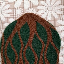 Шапка в технике Свинг