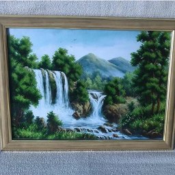 Картина «Горная река»