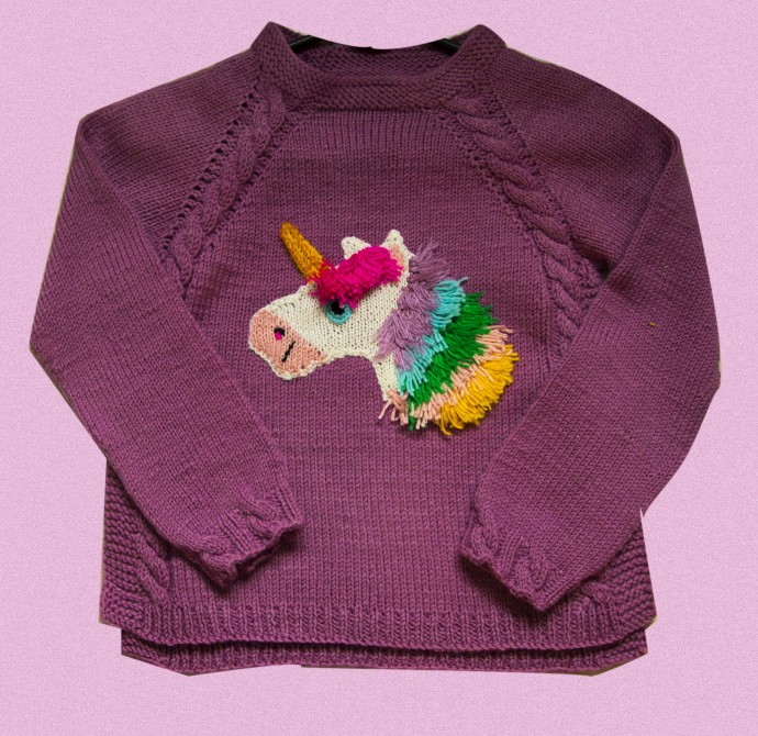 Пуловер для девочки 6 лет