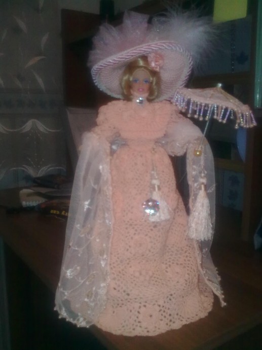 Платья вязаные для кукол Барби