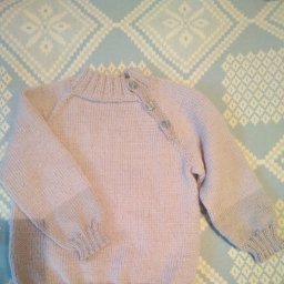 Вязаный карантин 8. Свитерок для внука.