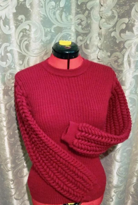 Джемпер для дочки "Азиатский колосок"