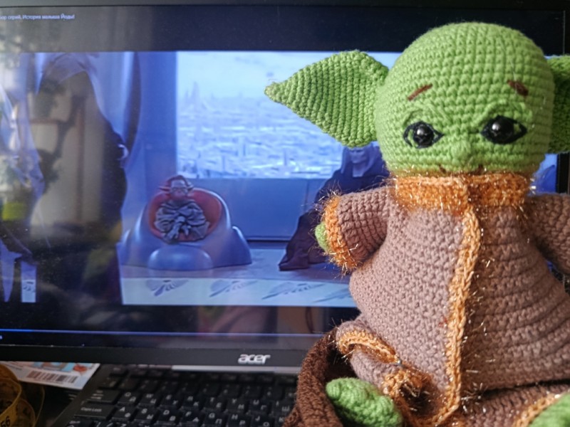 Новая игрушка - малыш Йода Новая игрушка - малыш Йода