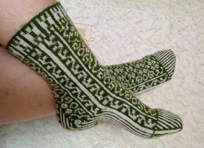 Мои плоды вязания в марафоне sockmadness 2025